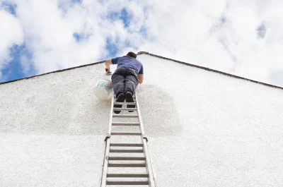 Peinture extérieure aux Moutiers-en-Auge — façades et ravalement